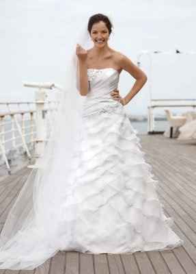 Show me your dress with you vs the model!