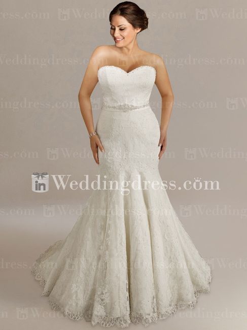 Plus Size Wedding Dress Option