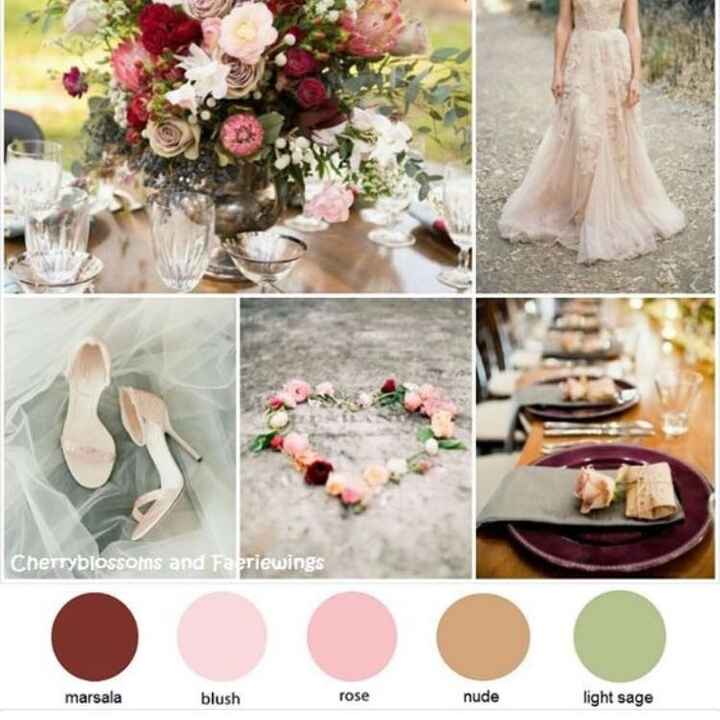 Wedding colors? I'll tell mine if you tell yours.