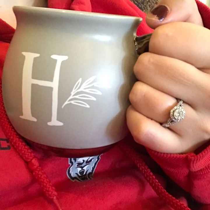 Shameless Mug/Engagement Ring Pics!