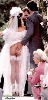 I thought this was kinda funny. Drunk brides?