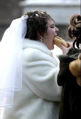 I thought this was kinda funny. Drunk brides?