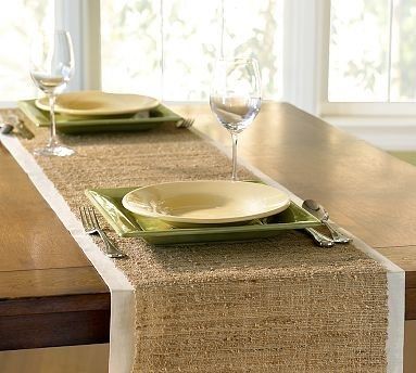 Burlap or just tan fabric?