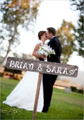 DIY brides - any of you make your own wedding signs? If so how and how much? Thx!