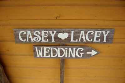 DIY brides - any of you make your own wedding signs? If so how and how much? Thx!