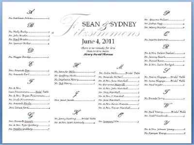 Seating Chart Options! Please vote 2, or 3! *pics* Update/edited