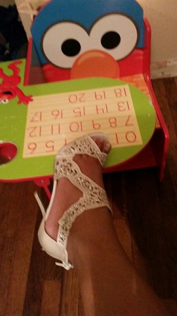 Shoes?  what color are you wearing?