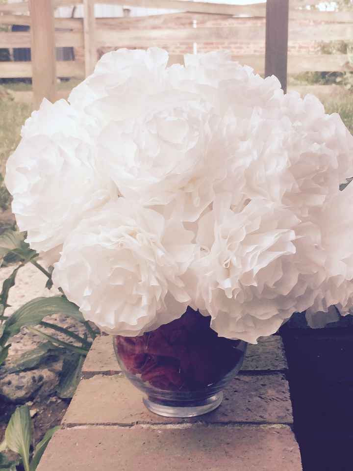 Coffee Filter Centerpieces - Opinions?