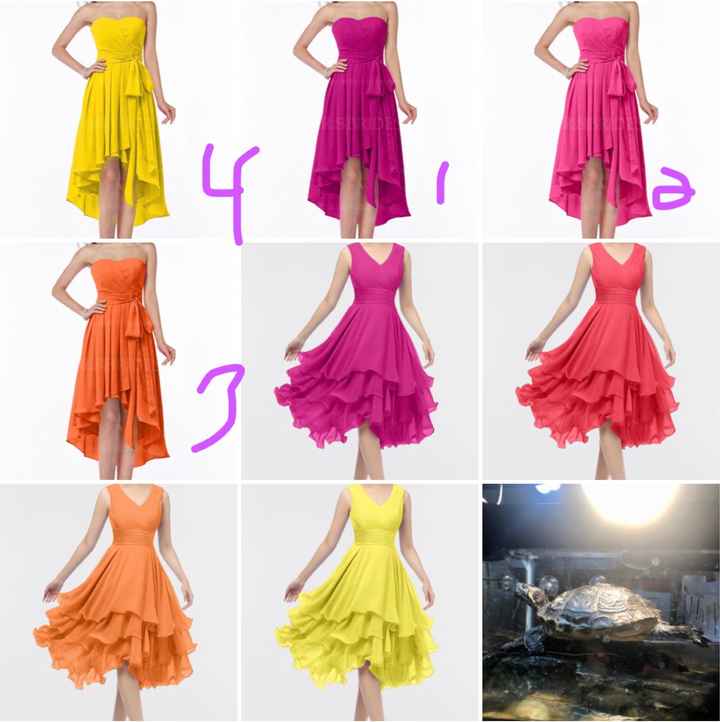 Bridesmaid dresses, need bright colors. Have you used any of these sites or do you have advice? - 1
