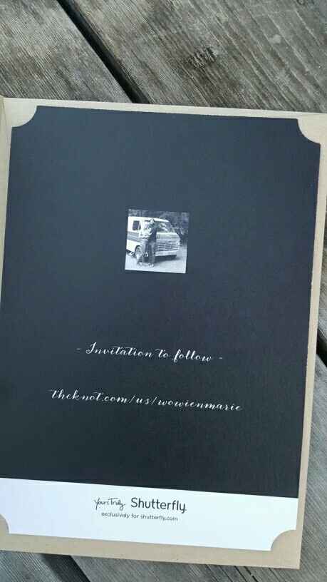 Last minute Save the dates