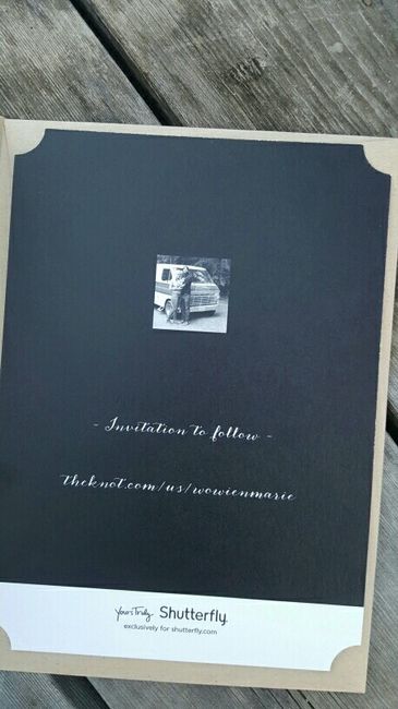 Last minute Save the dates