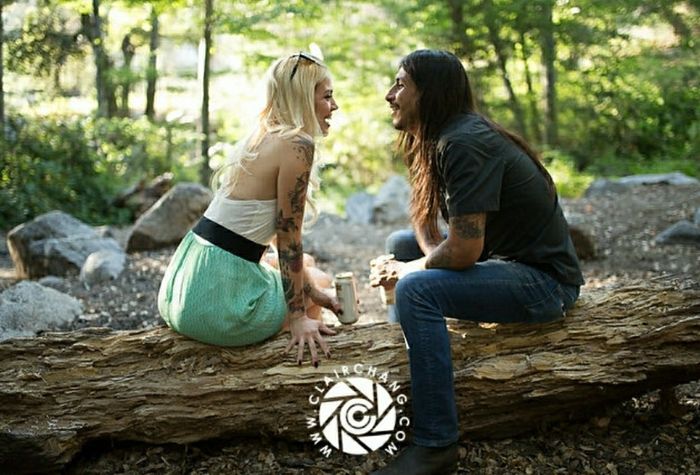 Not you average engagement session.. Share your favorite, CANDID shot from your E-photos.