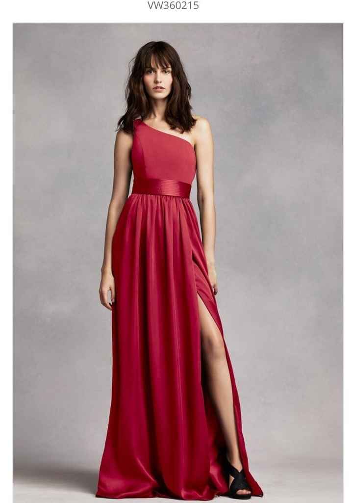 Vera Wang dress in Apple