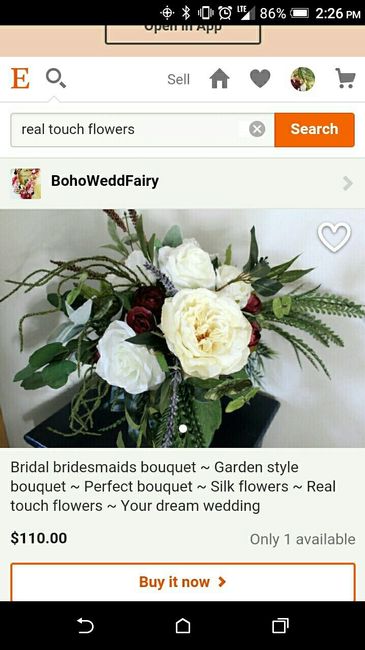 First run on my bouquet... thoughts?