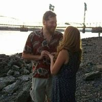 Post a photo of your fiance proposing!