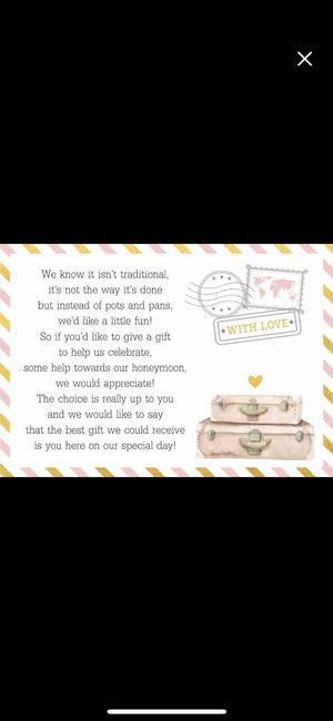 honeymoon fund - 1