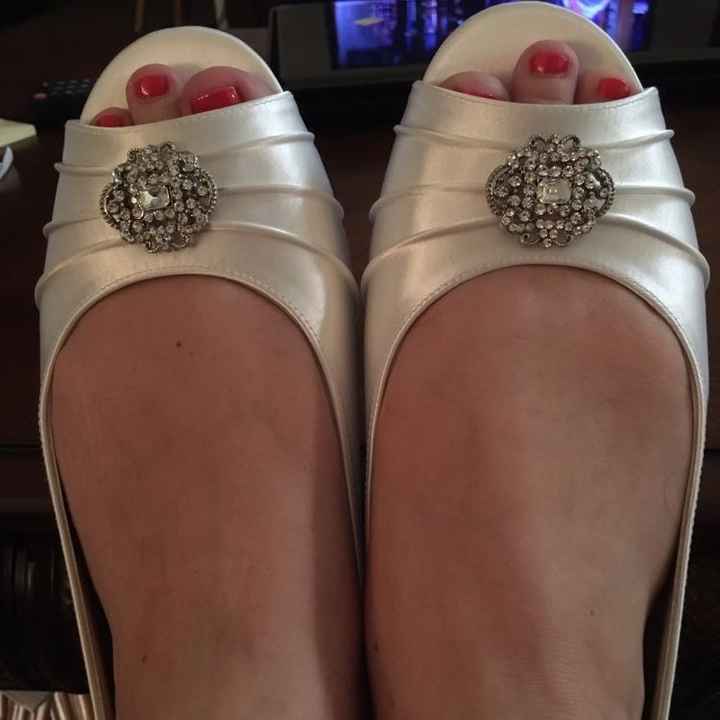 Would love to see everyone's bridal shoes?