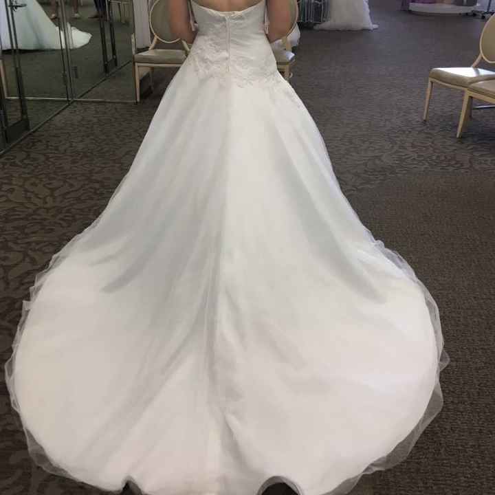 Let's show off our dresses.