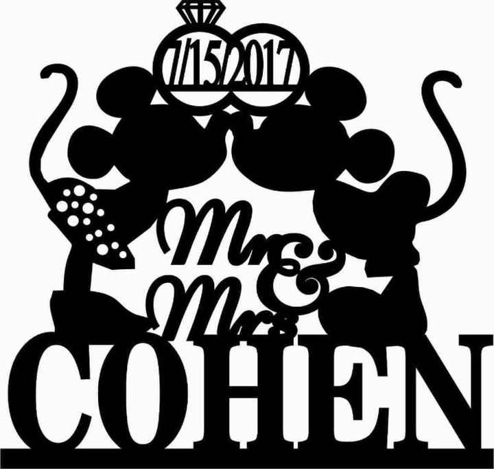 Show me your wedding cake toppers!