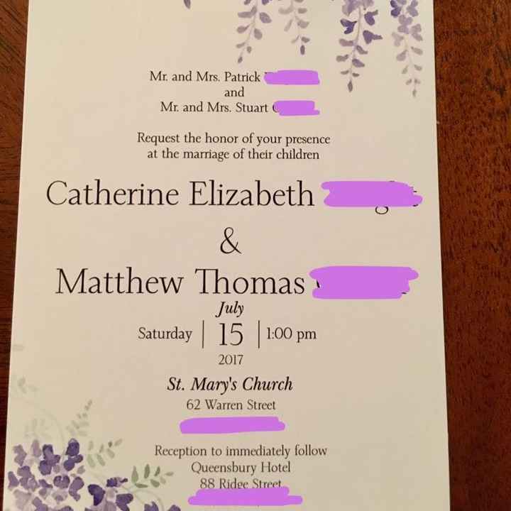 Show me your invites!! :)