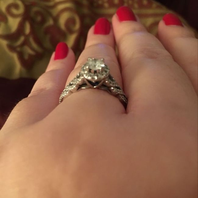 Lets see those beautiful engagement rings