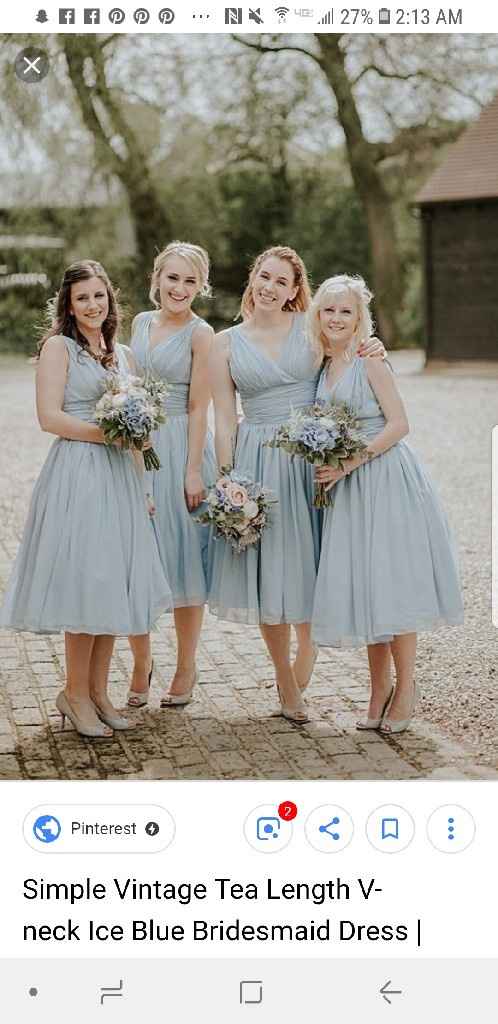 Tea length bridesmaid dresses - 1