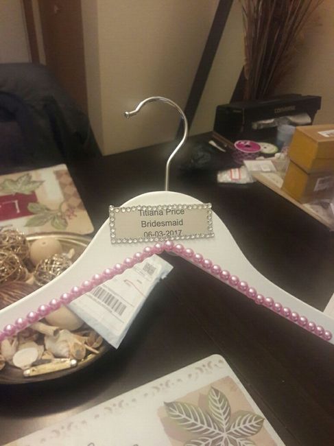 Did my own hangers!!