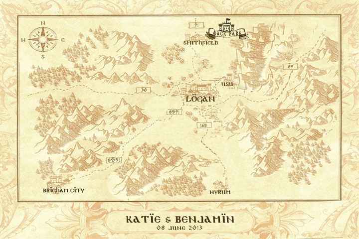 Ceremony Reception Map, opinions? *Pic