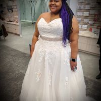 How many dresses did you try on before you found the one? - 1