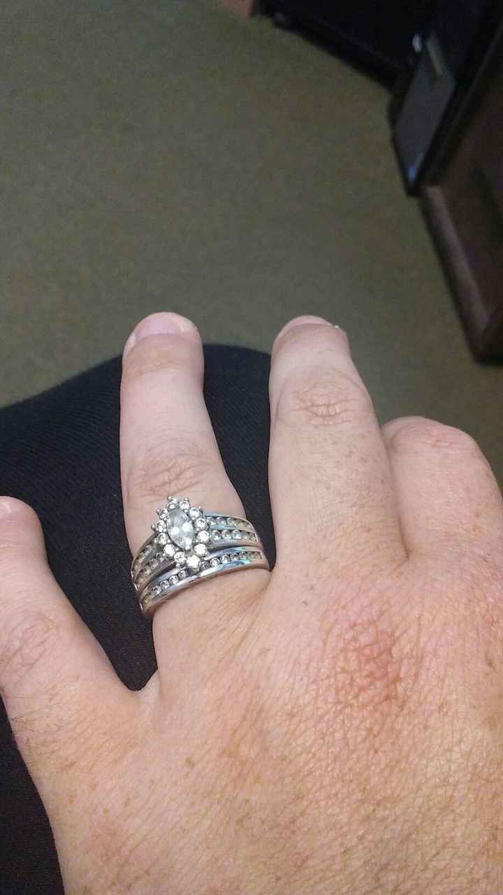 Post your wedding rings, woot!