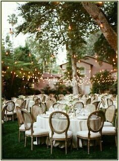 Backyard wedding
