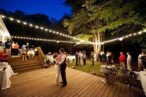 Backyard wedding