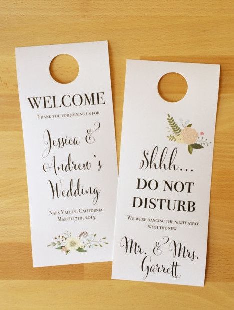 What to put in welcome bags?