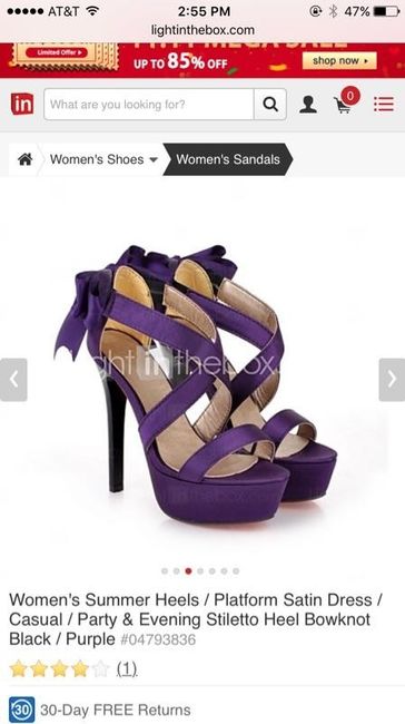 Purple Wedding Shoes