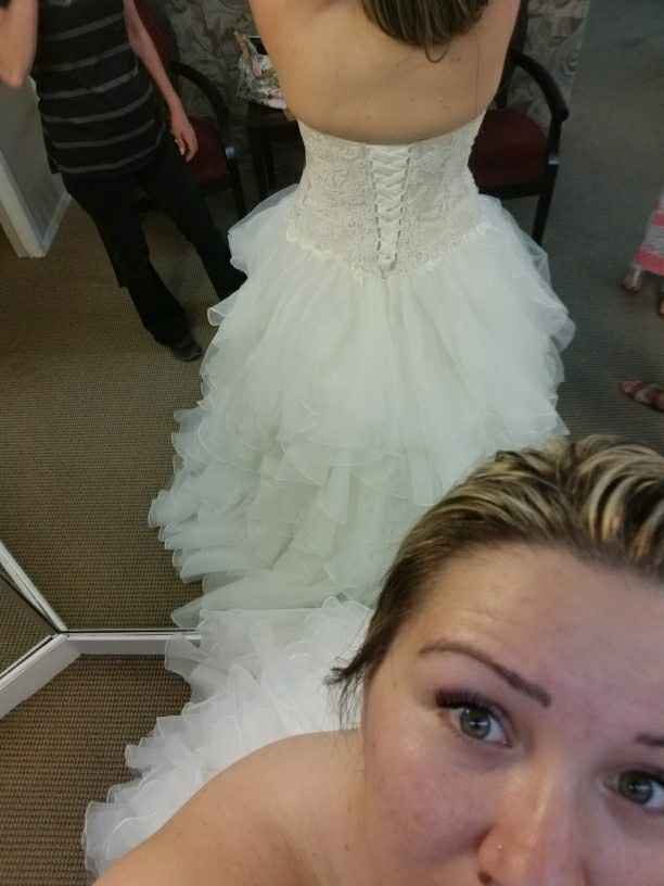 My dress is finished!