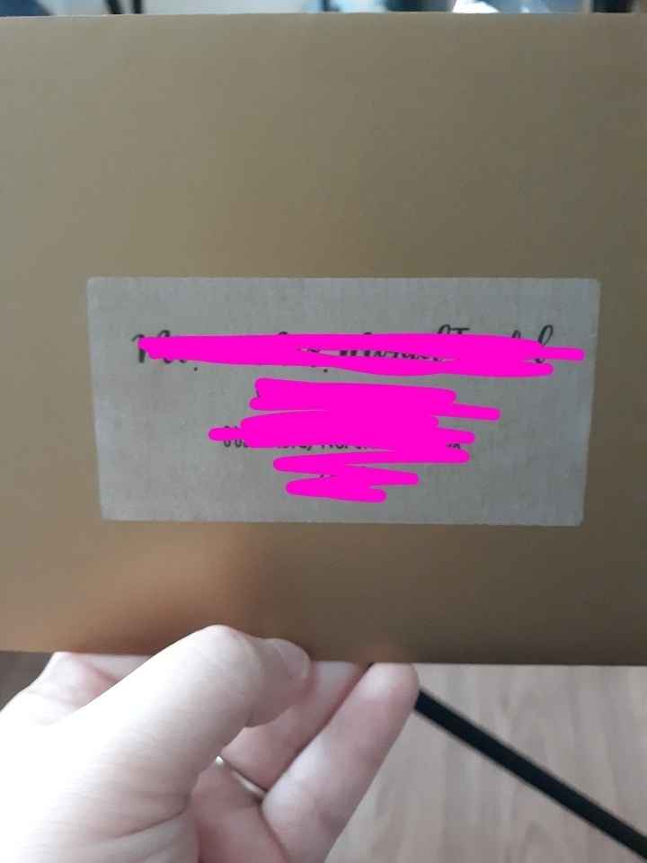 Advice for addressing gold envelopes? - 1