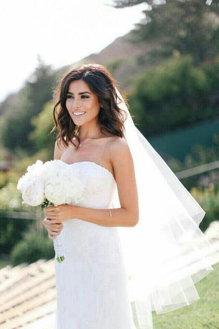 Short bob wedding hair - 2