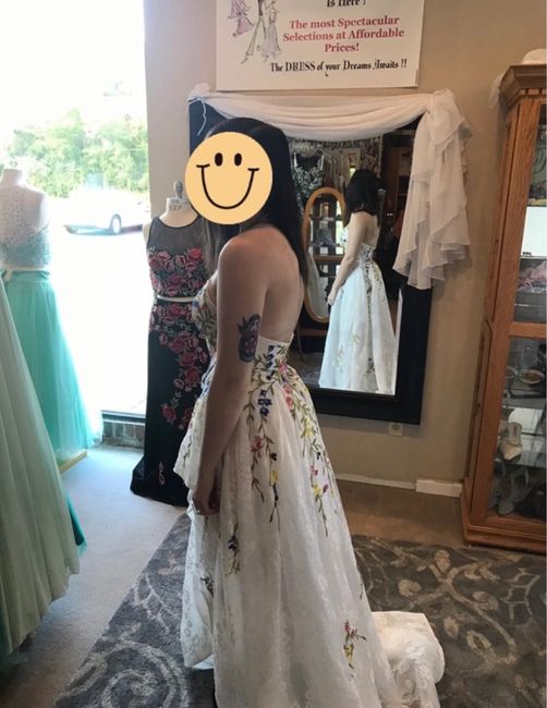 Is this dress to extravagant for bridal shower? 1