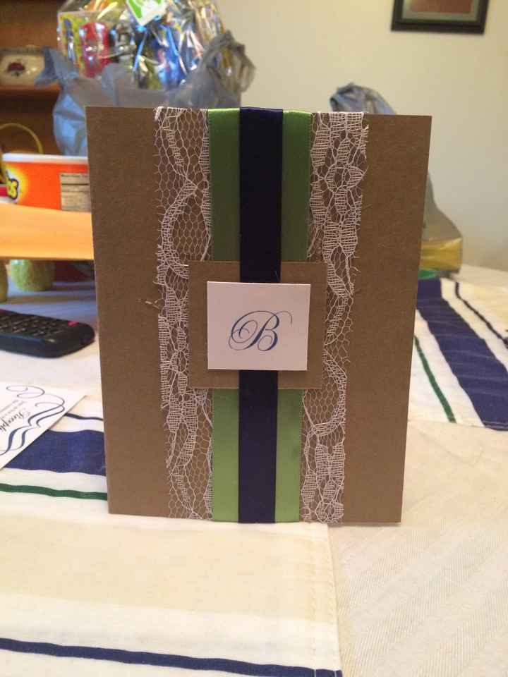 My DIY Pocketfold Invitations!