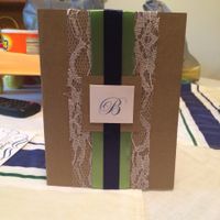 My DIY Pocketfold Invitations!