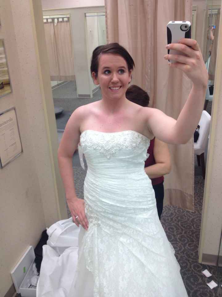 Married Gals! Before and After in your Wedding Dress...