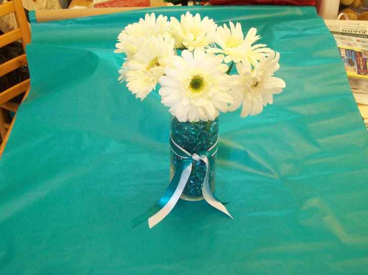 DIY centerpiece mock-up