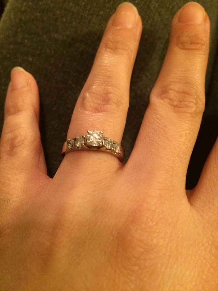 How many of you picked out your engagement ring??