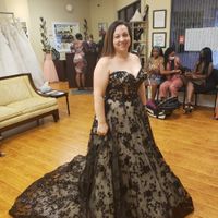 Red/burgundy wedding dress - 1