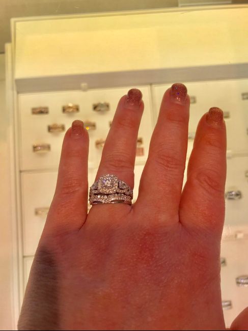 i got my wedding band! Show me your beautiful rings! - 1