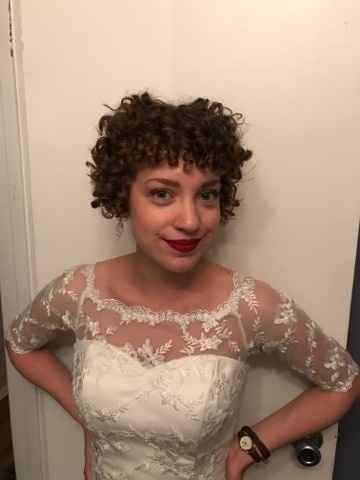 NWR.. Curly hair and bangs?