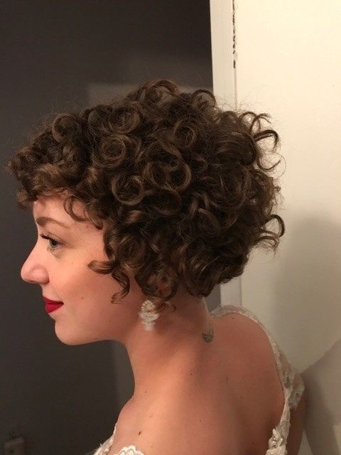 NWR.. Curly hair and bangs?