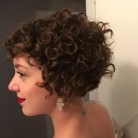 NWR.. Curly hair and bangs?