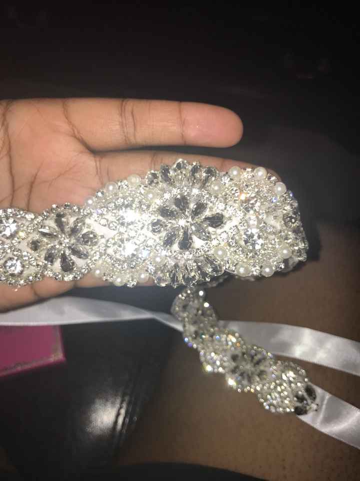 My Rhinestone belt is here!! - 1
