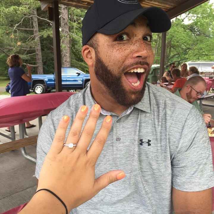 Facebook  engagement announcement